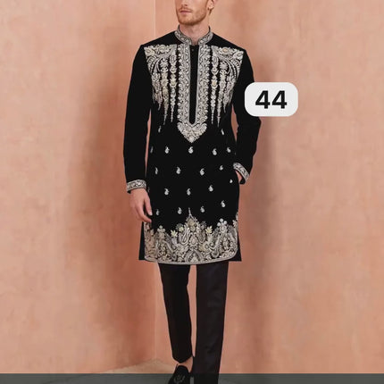 Men's Designer Kurta Collection - AAN SILK HOUSE