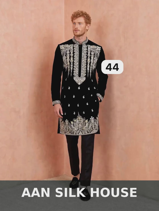 Men's Designer Kurta Collection - AAN SILK HOUSE
